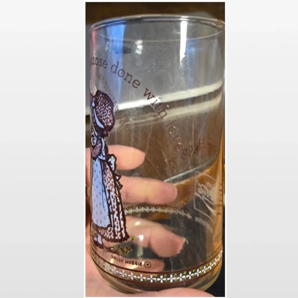 Vintage Holly Hobbie Cup Happy Talk Glass Limited Edition Coca-Cola